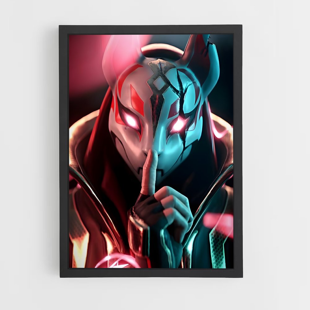 Poster Chat Éclair – affiche Fortnite (vue 2)
